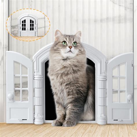 what rfid code is used for a cat door|internal door with cat flap.